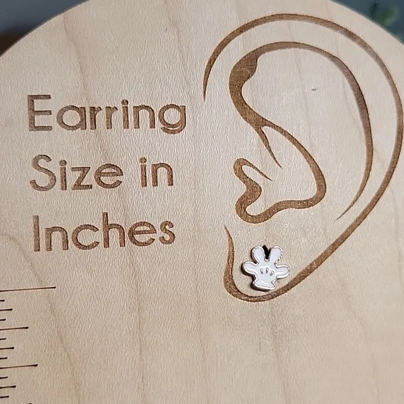 Mickey & Minnie Dainty Stud Earrings - Picture 7 of 7